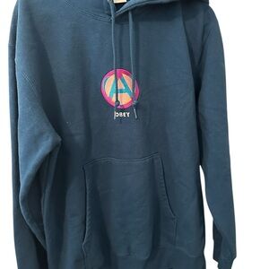 OBEY Size Medium Hooded Hoodie